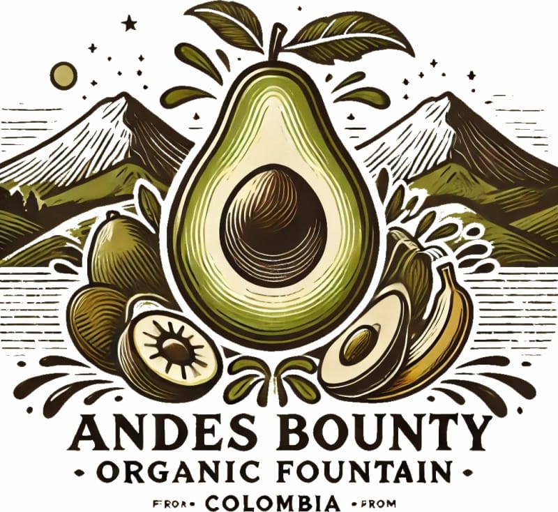 Andes Bounty Organic Avocados and fruits export from Colombia logo